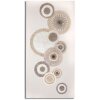 Mauro Ferretti mural Circly con aplique 50x3,2x100 cm color crema