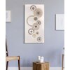 Mauro Ferretti mural Circly con aplique 50x3,2x100 cm color crema