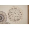Mauro Ferretti mural Circly con aplique 45x3.2x60 cm color crema