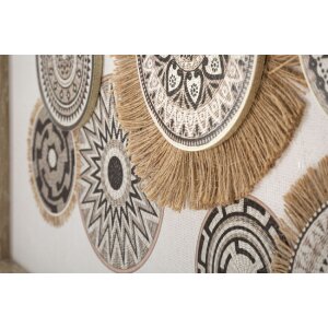 Mauro Ferretti mural Marcy 70x2,8x35 cm crema marrón