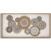 Mauro Ferretti mural Marcy 70x2,8x35 cm crema marrón