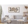 Mauro Ferretti mural Marcy 70x2,8x35 cm crema marrón
