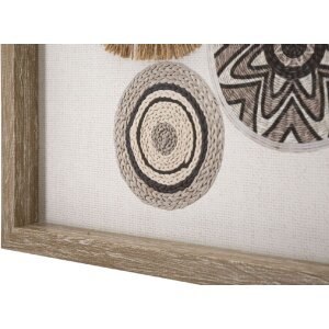 Mauro Ferretti mural Marcy 70x2,8x35 cm crema marrón