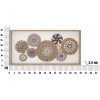 Mauro Ferretti mural Marcy 70x2,8x35 cm crema marrón