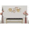 Panel mural Mauro Ferretti Corazones 91x2,5x39,5 cm multicolor