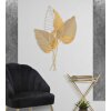 Mauro Ferretti panel mural hoja de otoño 53x4x84,5 cm color oro