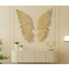 Mauro Ferretti panel mural Ali Beauty Set 2 piezas 37,5x3x100 cm color oro