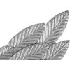 Mauro Ferretti panel mural Ali Beauty Set 2 piezas 37,5x3x100 cm color plata