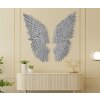 Mauro Ferretti panel mural Ali Beauty Set 2 piezas 37,5x3x100 cm color plata