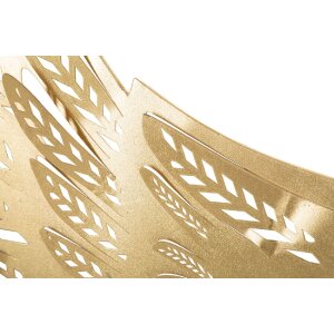 Mauro Ferretti panel mural Ali Light Set 2 piezas 90x3,5x43,5 cm color oro