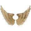 Mauro Ferretti panel mural Ali Light Set 2 piezas 90x3,5x43,5 cm color oro