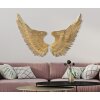 Mauro Ferretti panel mural Ali Light Set 2 piezas 90x3,5x43,5 cm color oro