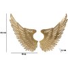 Mauro Ferretti panel mural Ali Light Set 2 piezas 90x3,5x43,5 cm color oro