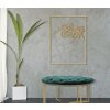 Mauro Ferretti panel mural Golden face 60x1x80 cm color oro