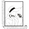 Mauro Ferretti panel mural Mujer elegante 60x1x80 cm negro