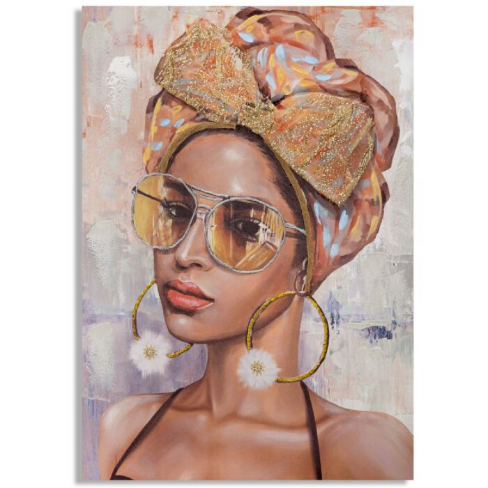Mauro Ferretti mural Jennifer 70x3x100 cm multicolor