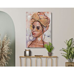 Mauro Ferretti mural Jennifer 70x3x100 cm multicolor
