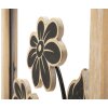 Mauro Ferretti Girish 30x2,5x60 cm panel mural negro marrón de hierro y MDF