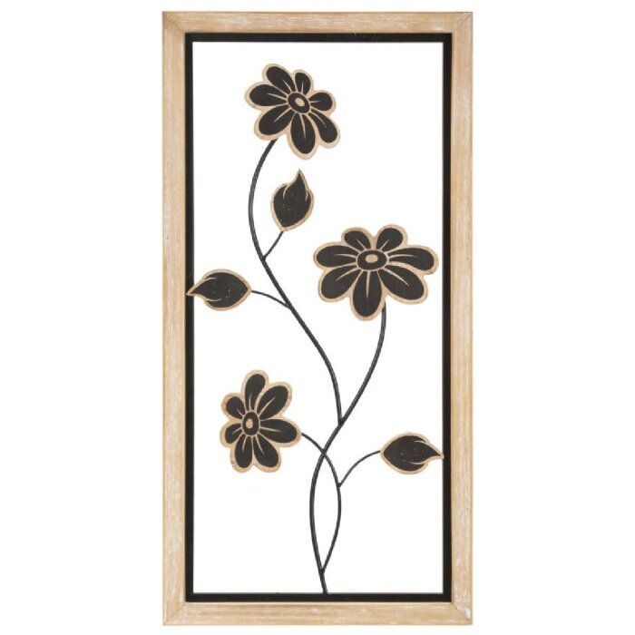 Mauro Ferretti panel mural Girish 30x2,5x60 cm marrón negro