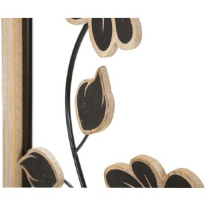 Mauro Ferretti panel mural Girish 30x2,5x60 cm marrón negro
