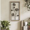 Mauro Ferretti panel mural Girish 30x2,5x60 cm marrón negro