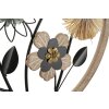 Mauro Ferretti Panel mural de rafia Ø50x3 cm marrón negro
