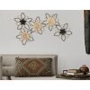 Mauro Ferretti panel mural Flow 60x4x35 cm negro natural