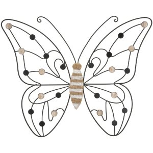 Mauro Ferretti panel de pared mariposa 39,5x1,5x33,5 cm...