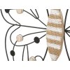 Mauro Ferretti panel de pared mariposa 39,5x1,5x33,5 cm marrón negro