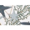 Panel mural Mauro Ferretti estrella de mar 95,3x5x53,3 cm azul
