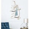 Mauro Ferretti panel mural Vela Color 51,4x4x87 cm azul blanco