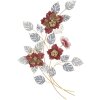 Mauro Ferretti panel mural Lovis 68,6x7,6x98,4 cm rojo oscuro
