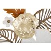 Mauro Ferretti panel mural ramo de flores 50,8x7x87 cm oro blanco