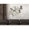 Mauro Ferretti decoración mural Lixy 50,2x5,1x92 cm negro blanco dorado