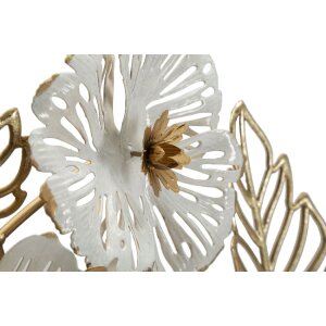 Mauro Ferretti panel mural Whity 54x6,4x73,7 cm blanco dorado