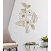 Mauro Ferretti panel mural Whity 54x6,4x73,7 cm blanco dorado