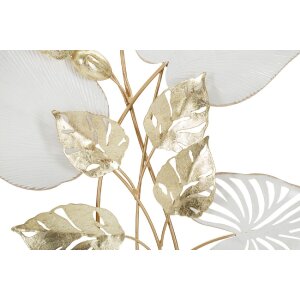 Panel mural Mauro Ferretti Foso 52,7x5,7x90,8 cm blanco dorado
