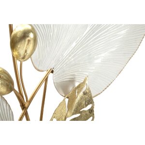 Panel mural Mauro Ferretti Foso 52,7x5,7x90,8 cm blanco dorado