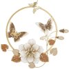 Decoración mural Mauro Ferretti Rouns 58,4x5,1x63,5 cm beige dorado