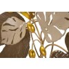 Panel mural Mauro Ferretti Browy 50,2x5,1x50,2 cm marrón dorado
