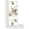 Mauro Ferretti panel de pared mono 28,6x3,8x74,3 cm gris oro