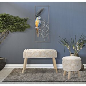 Mauro Ferretti panel de pared loro 28.6x2.5x74.3 multicolor