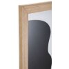 Mauro Ferretti Panel mural MDF Astry 60x2x80 cm negro natural