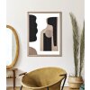 Mauro Ferretti Panel mural MDF Astry 60x2x80 cm negro natural