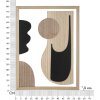 Mauro Ferretti Panel mural MDF Astry 60x2x80 negro natural