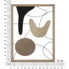 Mauro Ferretti panel mural Astroy 60x2x80 MDF natural