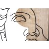 Mauro Ferretti MDF panel mural David 50x2x80 negro natural