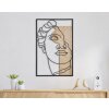 Mauro Ferretti MDF panel mural David 50x2x80 negro natural
