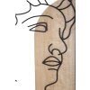 Mauro Ferretti MDF panel mural David 55x2x80 negro natural