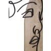 Mauro Ferretti MDF panel mural David 55x2x80 negro natural